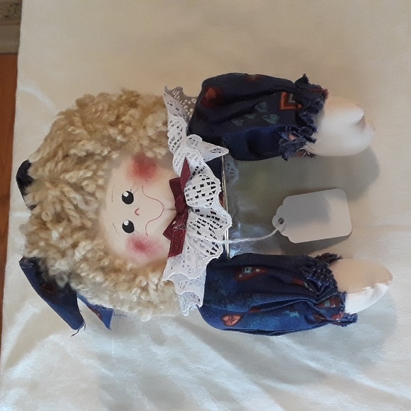 NWOT Rag Doll Mason Jar Topper - Picture 2 of 7